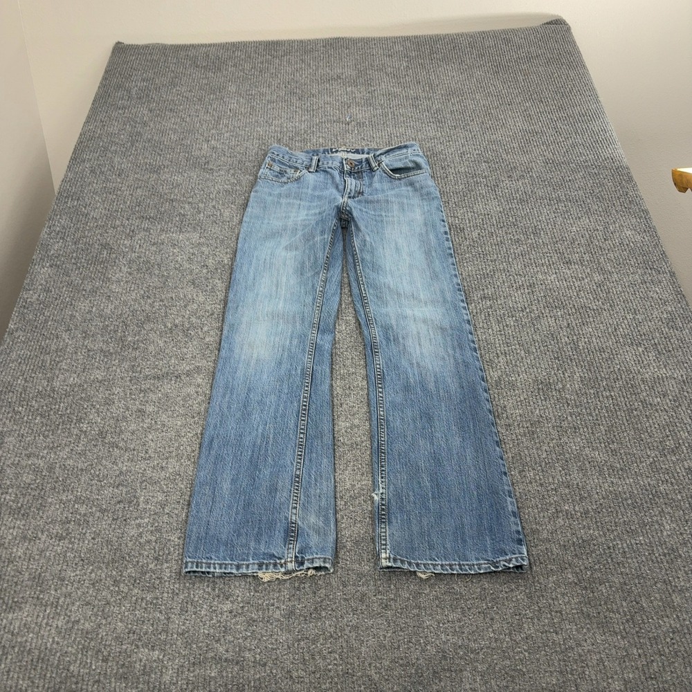 PSNY Jeans Boys 14R Blue Cotton Frayed Hem Distressed‎ Denim Casual Streetwear